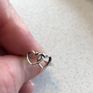 James Avery “Two Hearts Together” ring size 5